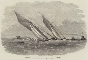 Royal Thames Yacht-Club Match, der Phantom gewinnt in Erith